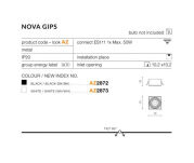 Oprawa wpuszczana NOWA GIPS bez ramki Gips AZ2872 AZzardo czarna oprawa w nowoczesnym stylu  - 2