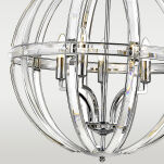Lampa wisząca ORLANDO P05735CH COSMO light KRYSZTAŁOWE SZKŁO ażurowa kula NOWOŚĆ z serii ORLANDO - 2