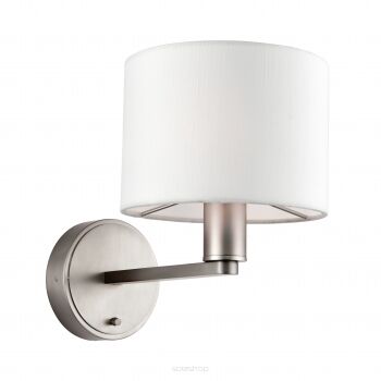 Lampa ścienna/kinkiet DALEY matowy nikiel/biały ENDON LIGHTING 61608  