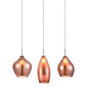 Lampa wisząca Amber Milano 3 copper AZ3078