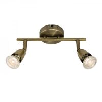 Lampa sufitowa AMALFI 2lt BAR SPOT mosiądz ENDON LIGHTING 60999 