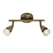 Lampa sufitowa AMALFI 2lt BAR SPOT mosiądz ENDON LIGHTING 60999 