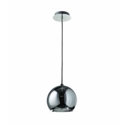 Lampa wisząca Regina CH FH5951BJ-200 CH Italux  ma kolor chromu okrągły klosz nowoczesny