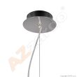 Lampa wisząca ARCADA L BLACK  AZzardo AZ0477 okrągły prązkowany klosz czarny - 3