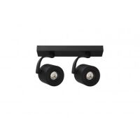 Lampa sufitowa BROSS ARM 2 AZ3503 czarne 2 tuby na nóżce 2 ruchome źródła światła na podłużnej listwie