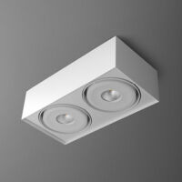 Lampa natynkowa Squares mini 111x2 QRLED Aquaform 40202 różne kolory wykończenia techniczna regulowana