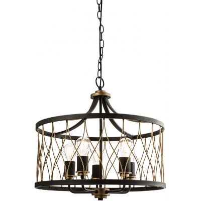 Lampa wisząca HESTON brązowa ENDON LIGHTING 61498 