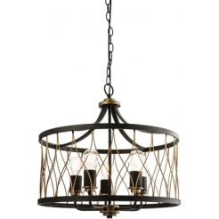 Lampa wisząca HESTON brązowa ENDON LIGHTING 61498 