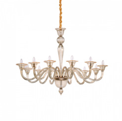 Lampa wisząca Żyrandol Brigitta SP12 199405  NOWOCZESNY IP20 E27 metal Ideal Lux OPRAWA W STYLU NOWOCZESNYM