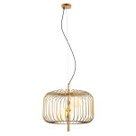 Lampa wisząca DAREN MDM-3936/3 GD Italux Stylowy druciany ze szklanymi kloszami - 2