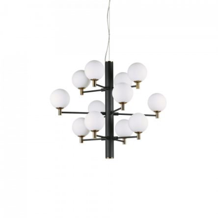 Lampa wisząca Żyrandol Copernico SP12 197319 NOWOCZESNY IP20 G9 METAL Ideal Lux OPRAWA W STYLU NOWOCZESNYM 