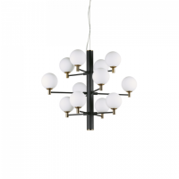 Lampa wisząca Żyrandol Copernico SP12 197319 NOWOCZESNY IP20 G9 METAL Ideal Lux OPRAWA W STYLU NOWOCZESNYM 