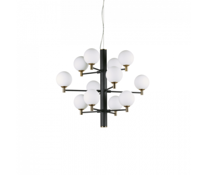 Lampa wisząca Żyrandol Copernico SP12 197319 NOWOCZESNY IP20 G9 METAL Ideal Lux OPRAWA W STYLU NOWOCZESNYM 
