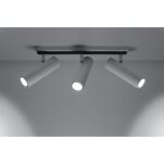 PLAFON DIREZIONE 3 Biały SOLLUX  Lampa Ścienna NOWOCZESNY stal  SL.0497 metalowa lampa  SOLLUX LIGHTING tuby - 2