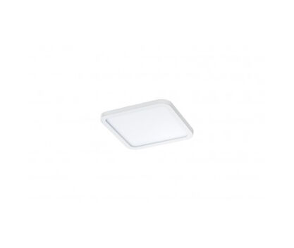 Lampa sufitowa wpuszczana Plafon Slim square 15  AZzardo biała zaokrąglone boki ip44 3000K/4000K