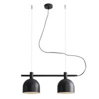 Lampa wisząca BERYL 2 BLACK czarna ALDEX 976H1  