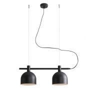 Lampa wisząca BERYL 2 BLACK czarna ALDEX 976H1  