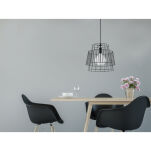 Lampa wisząca GATE SL.0662 SOLLUX BIAŁA DRUCIANY KLOSZ NOWOCZESNA - 4
