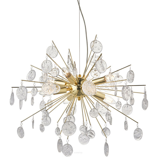 Lampa wisząca CALLA złota 8lt  ENDON LIGHTING 90294  