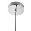 Lampa wisząca FREDICA LDP 6030-150 (CHR) Lumina Deco Klasyczna kula CHROM - 2