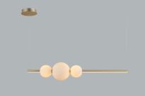 Lampa wisząca SANDRA 3 DIMM LED gold AZZARDO AZ4427 - 2