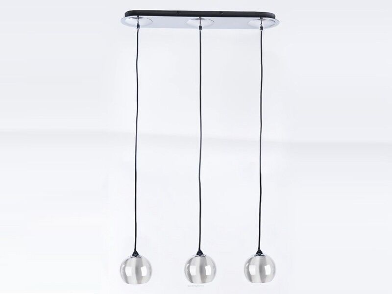 Lampa wisząca GULIA 3 CHROM AZzardo FH5957-ACA-120 AZ0637  CR  Lampa wykonana jest z metalu i szkła kuliste klosze w kolorze chromu
