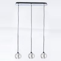 Lampa wisząca GULIA 3 CHROM AZzardo FH5957-ACA-120 AZ0637  CR  Lampa wykonana jest z metalu i szkła kuliste klosze w kolorze chromu