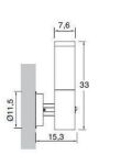Abrego 003C-G05X1A-30 kinkiet zewnętrzny Dopo - 2