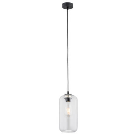 Lampa wisząca KALIMERA 4039 Argon Walec średnica 14 cm transparentna