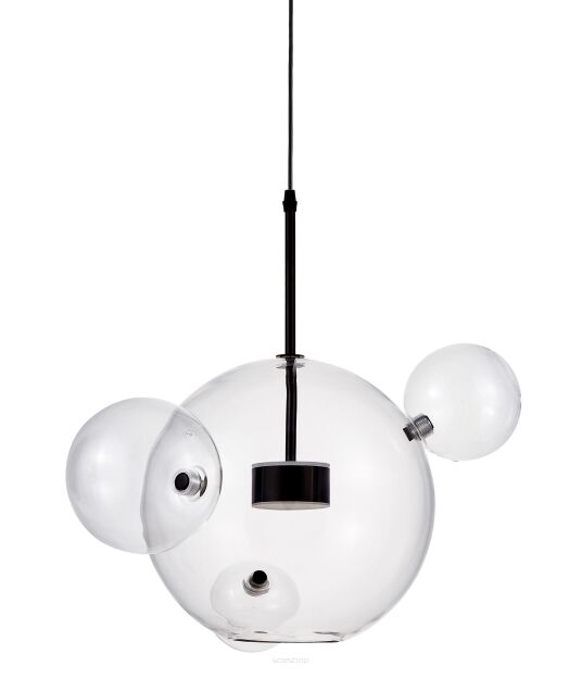 Lampa wisząca NERONI W4 LDP 6016-4 (BK) Lumina Deco molekuły LED