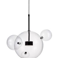 Lampa wisząca NERONI W4 LDP 6016-4 (BK) Lumina Deco molekuły LED