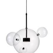 Lampa wisząca NERONI W4 LDP 6016-4 (BK) Lumina Deco molekuły LED