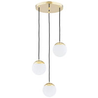 Lampa wisząca LIVIA 1416 Argon Elegancka dwukolorowa 3 kule