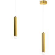 Lampa wisząca milagro  ML5713  goldie tuba złota 