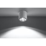 Plafon TIUBE  LAMPA TECHNICZNA NATYNKOWA BIAŁA TUBA  NOWOCZESNA SL.0695 SOLLUX - 3