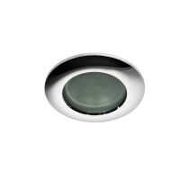 Lampa sufitowa Emilio AZzardo GM2104 CH AZ0808 chrom techniczna okrągła biała