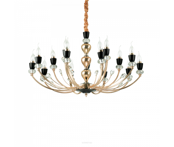 Żyrandol Vanity SP15 206639 KLASYCZNY IP20 E27 metal Ideal Lux OPRAWA W STYLU KLASYCZNYM