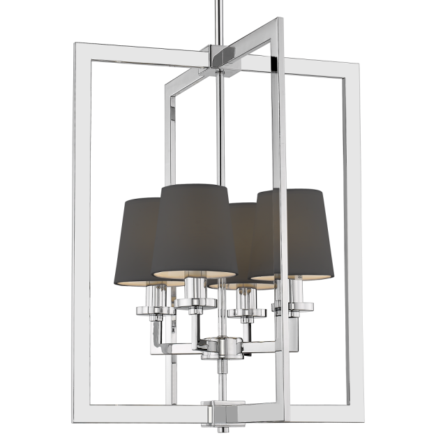Lampa wisząca LONDON P04021BK cosmo light W nowojorskim stylu 4 źrółał światła