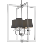Lampa wisząca LONDON P04021BK cosmo light W nowojorskim stylu 4 źrółał światła