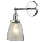 Kinkiet FABI Lumina Deco LDW 6800-1 (CHR+PR) loft