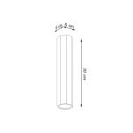 Plafon spot ZEKE 30 SL.1034 Sollux Lighting geometryczny 30 cm - 2
