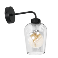 Kinkiet SANTIAGO CLEAR transparentny klosz 1xE27 MLP6599