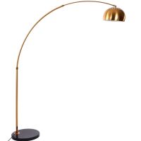 Lampa podłogowa AZURRO LDF 5508-B (MD) Lumina Deco łukowa mosiężna