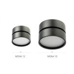 Lampa sufitowa MONA 12W AZ4539 AZZARDO ŁAMANA LED 4000K CZARNA - 6