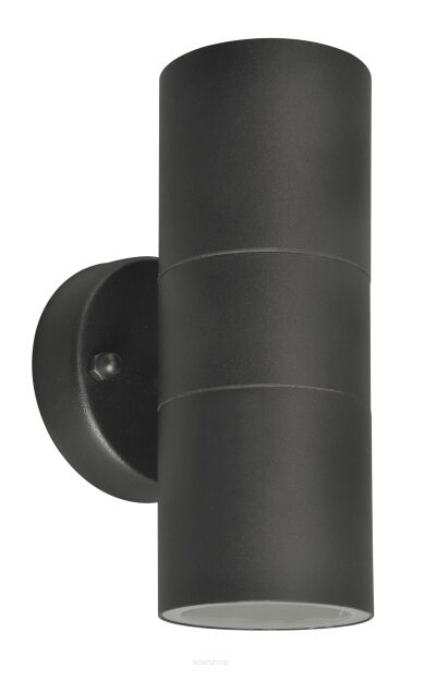 Kinkiet elewacyjny ULF 2 Azzardo AZ4473 metalowy czarny 16 cm IP44
