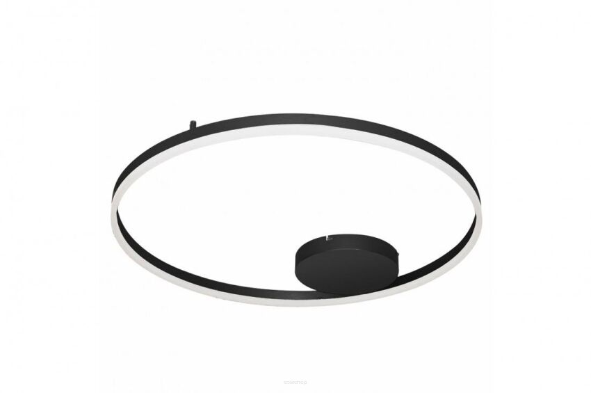 Plafon kinkiet HALO 80 AZ4703 Azzardo okrąg w kolorze czarnym 80 cm LED