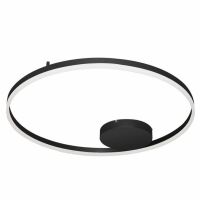 Plafon kinkiet HALO 80 AZ4703 Azzardo okrąg w kolorze czarnym 80 cm LED