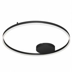 Plafon kinkiet HALO 80 AZ4703 Azzardo okrąg w kolorze czarnym 80 cm LED