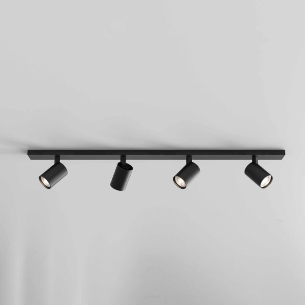 Listwa sufitowa Ascoli Four Bar 1286084 Nowoczesna czarna 90 cm