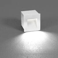 Lampa schodowa STEP LED WHITE NOWODVORSKI  Biała wpuszczana IP44 LED 